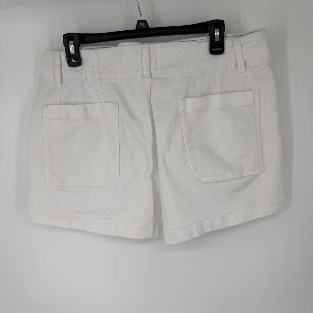 Maeve The Colette Shorts Women 34 White NWT High Rise Cotton